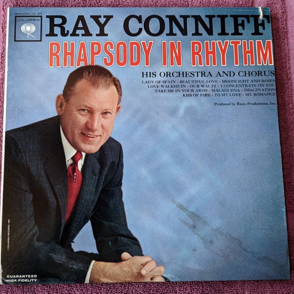 REDUCED Vintage LP-Ray Conniff, His Orchestra & Chorus–Rhapsody in Rhythm ©1962
